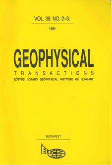 Hegybíró Zsuzsanna - Geophysical Transactions vol. 39. no. 2-3. [antikvár]