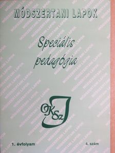 Bogdán Marianna - Módszertani Lapok - Speciális pedagógia 1995. május [antikvár]