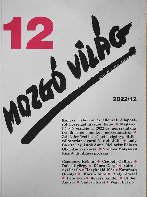 Dalos György - Mozgó Világ 2022. december [antikvár]