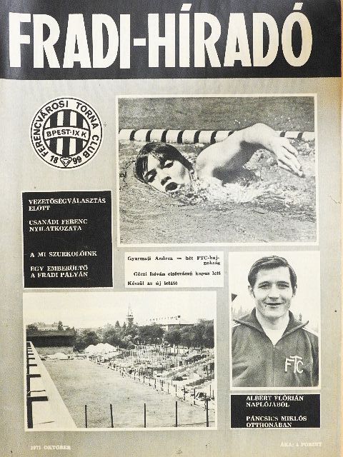 Boross Dezső - Fradi-híradó 1971. október [antikvár]