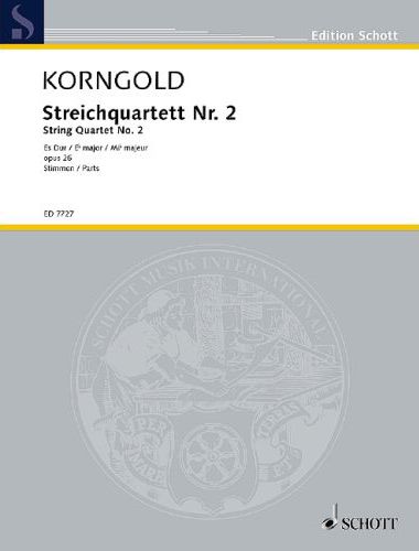 KORNGOLD - STREICHQUARTETT NR.2 , STIMMEN