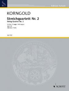 KORNGOLD - STREICHQUARTETT NR.2 , STIMMEN