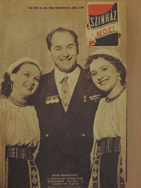 Barabás Tibor - Szinház és Mozi 1954-1955. (vegyes számok) (28db) [antikvár]
