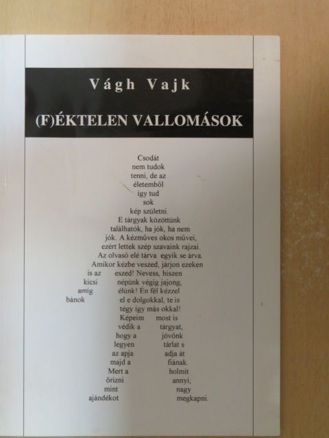 Gyimesi László - (F)éktelen vallomások [antikvár]