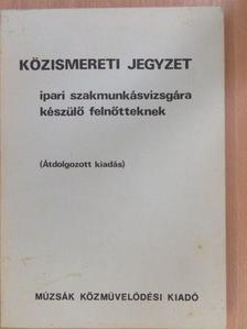 Balázsi István - Közismereti jegyzet [antikvár]