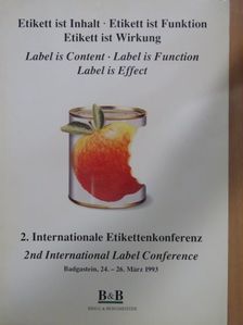 Brian Jahnke - 2. Internationale Etikettenkonferenz/2nd International Label Conference [antikvár]