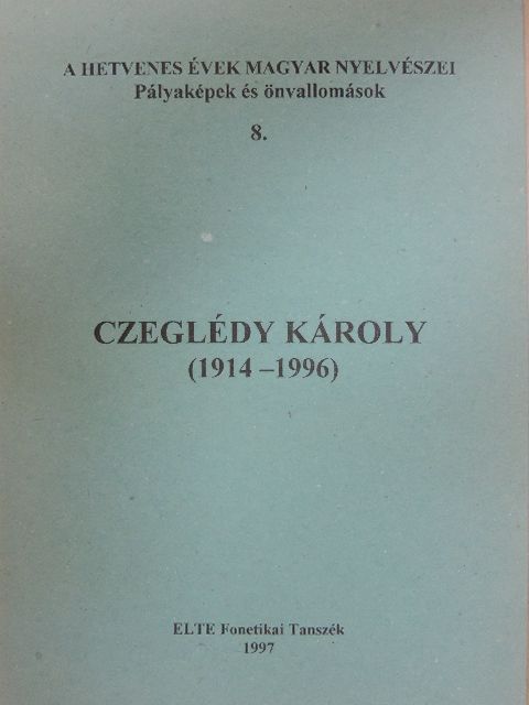 Czeglédy Károly [antikvár]