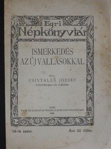 Csintalan József - Ismerkedés az új vallásokkal [antikvár]