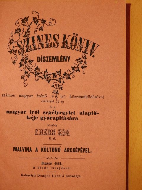 Ábrai Károly - Szines könyv  [antikvár]