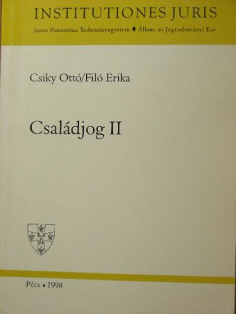 Csiky Ottó - Családjog II. [antikvár]