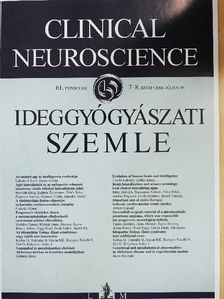 Emed Alexander - Ideggyógyászati Szemle 2008. július 30. [antikvár]