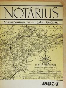 Czigány László - Nótárius 1987/1. [antikvár]