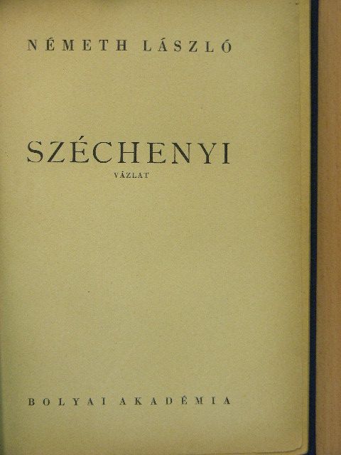 Németh László - Széchenyi [antikvár]