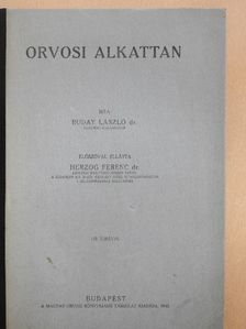 Dr. Buday László - Orvosi alkattan [antikvár]