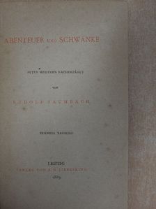 Rudolf Baumbach - Abenteuer und Schwänke [antikvár]