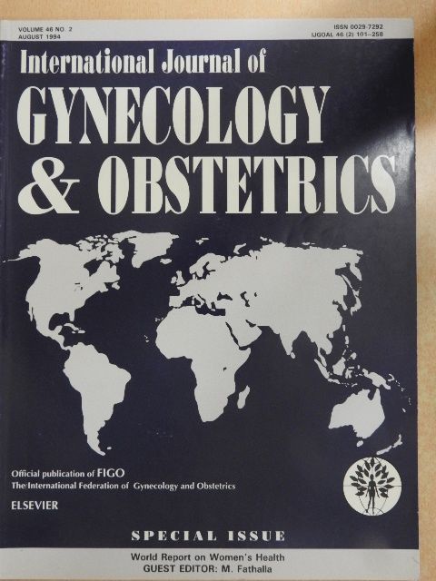 D. Rogow - International Journal of Gynecology & Obstetrics August 1994 [antikvár]