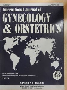 D. Rogow - International Journal of Gynecology & Obstetrics August 1994 [antikvár]