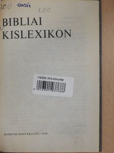 Gecse Gusztáv - Bibliai kislexikon [antikvár]