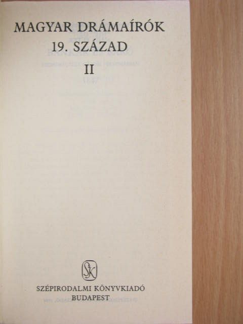 Abonyi Lajos - Magyar drámaírók 19. század II. (töredék) [antikvár]
