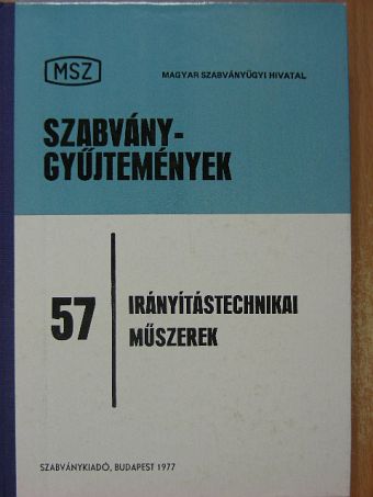 Irányítástechnikai műszerek [antikvár]