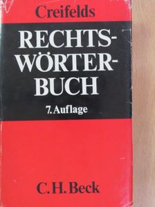 Rechtswörterbuch [antikvár]