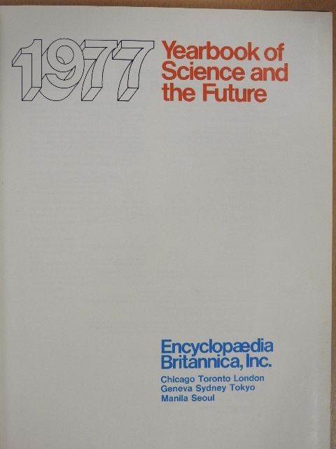 Alan H. Barrett - Yearbook of Science and the Future 1977 [antikvár]