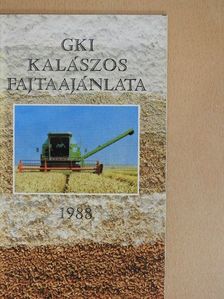 GKI kalászos fajtaajánlata [antikvár]