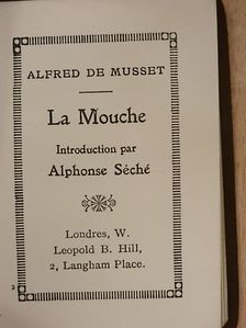 Alfred de Musset - La Mouche  [antikvár]
