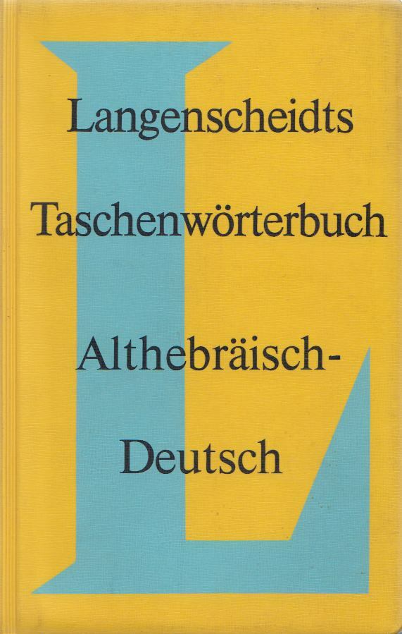Feyerabend, Karl - Langenscheidts Taschenwörterbuch - Althebräisch-Deutsch [antikvár]