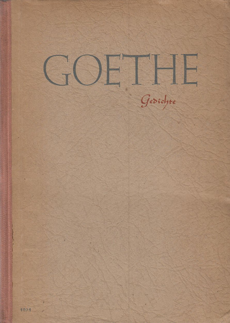 Johann Wolfgang Goethe - Gedichte [antikvár]