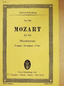 Wolfgang Amadeus Mozart - Divertimento [antikvár]