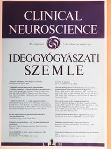 Ertsey Csaba - Ideggyógyászati Szemle 2001. március 20. [antikvár]