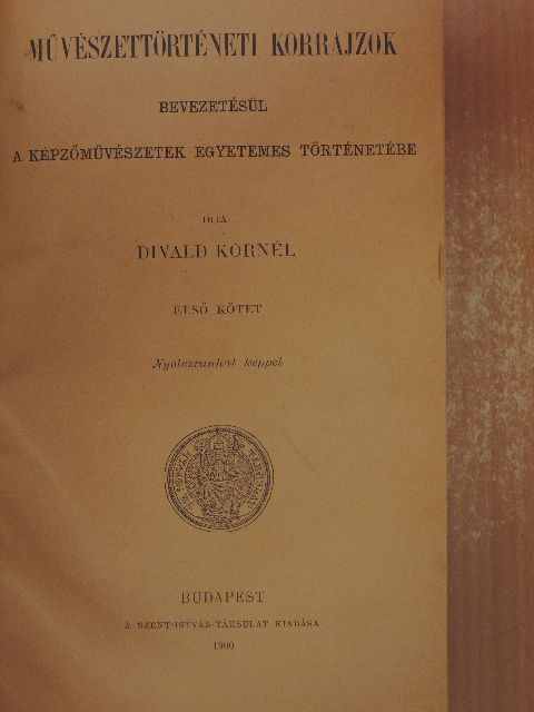 Divald Kornél - Művészettörténeti korrajzok I-II. [antikvár]