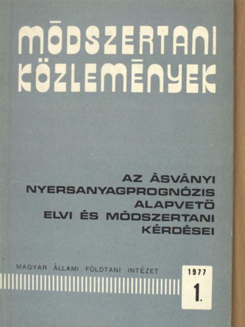 Dr. Benkő Ferenc - Módszertani Közlemények 1977/1. [antikvár]