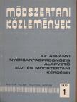 Dr. Benkő Ferenc - Módszertani Közlemények 1977/1. [antikvár]
