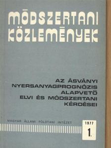Dr. Benkő Ferenc - Módszertani Közlemények 1977/1. [antikvár]