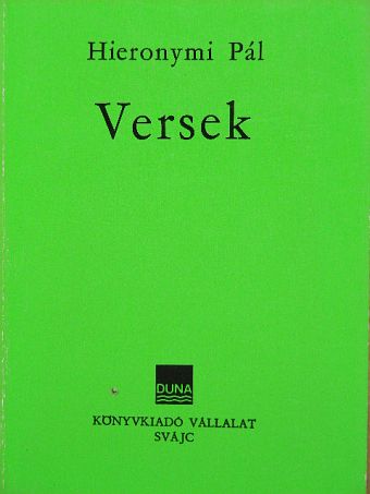 Hieronymi Pál - Versek [antikvár]