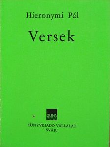 Hieronymi Pál - Versek [antikvár]