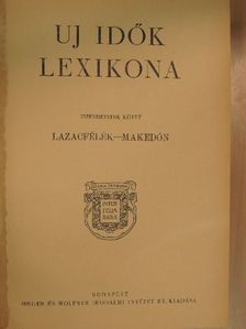 Uj Idők Lexikona 17-18. (töredék) [antikvár]