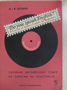 B. Retman - Do you speak English? [antikvár]