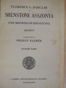 Florence L. Barclay - Shenstone asszonya [antikvár]