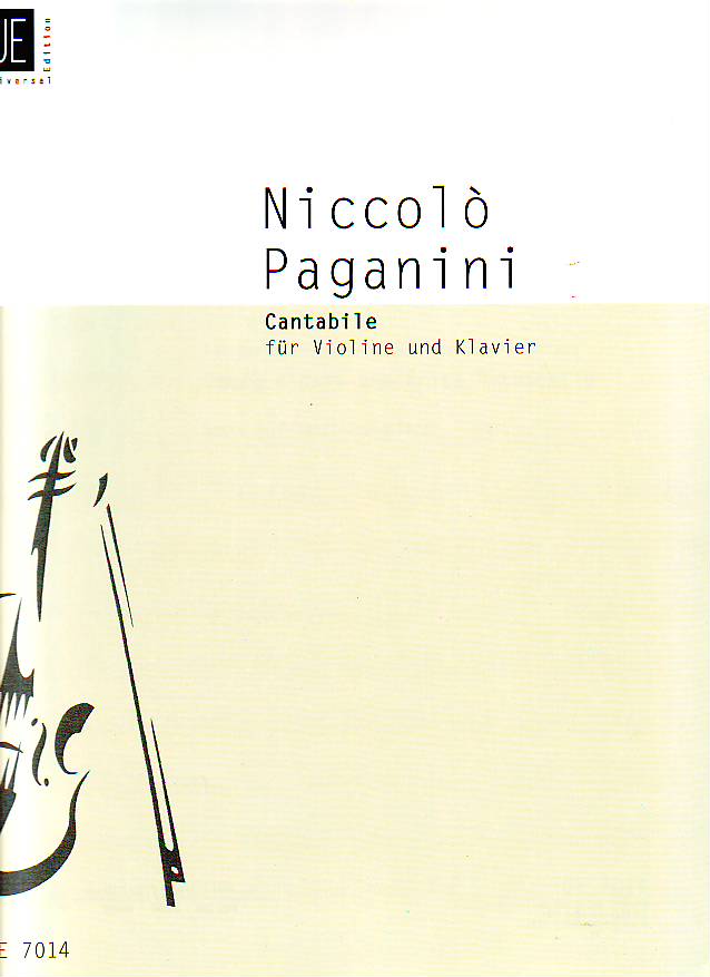 PAGANINI - CANTABILE FÜR VIOLINE UND KLAVIER