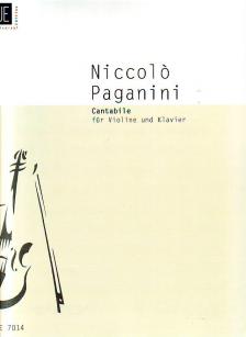 PAGANINI - CANTABILE FÜR VIOLINE UND KLAVIER