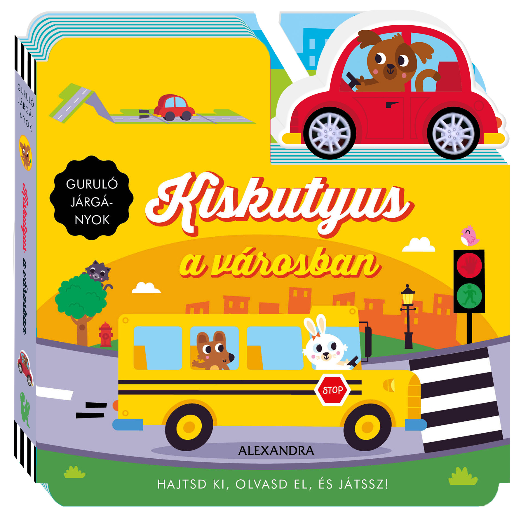Kiskutyus a városban