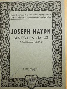 Joseph Haydn - Sinfonia No. 42 [antikvár]