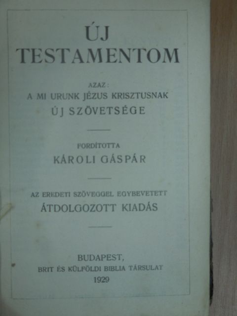 Új Testamentom/A zsoltárok könyve [antikvár]
