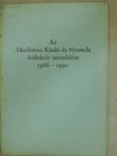 Az Akadémiai Kiadó és Nyomda kollektív szerződése [antikvár]