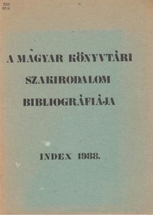 Jávori Ferencné (szerk.) - A magyar könyvtári szakirodalom bibliográfiája [antikvár]