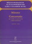 MÜNSTER,J.J.BENEDICT - CONCERTATIO PER 2 OBOI,2 CORNI(IN fa) E BASSO CONT.PARTITURA ÉS SZÓLAMOK