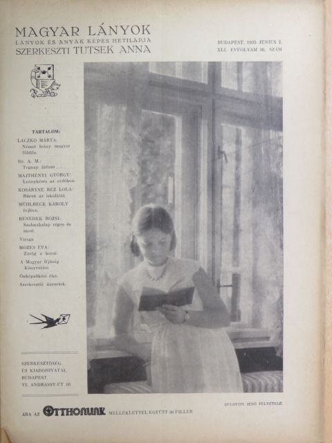 Benedek Rózsi - Magyar Lányok 1935. június 2. [antikvár]